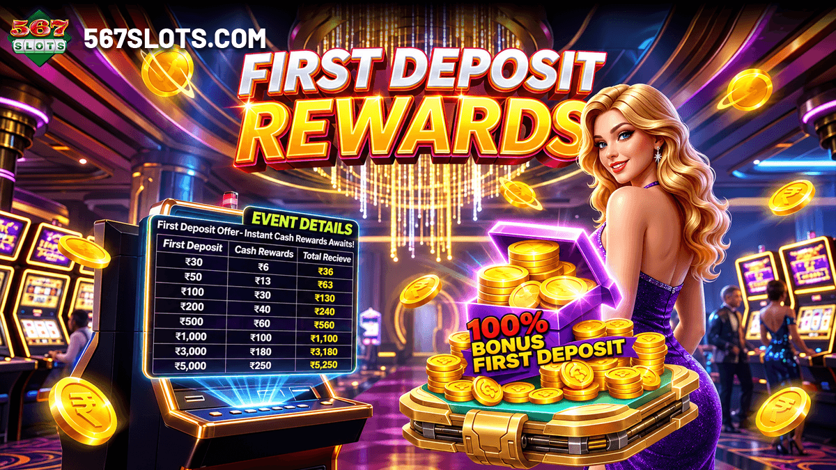 567slots first deposit