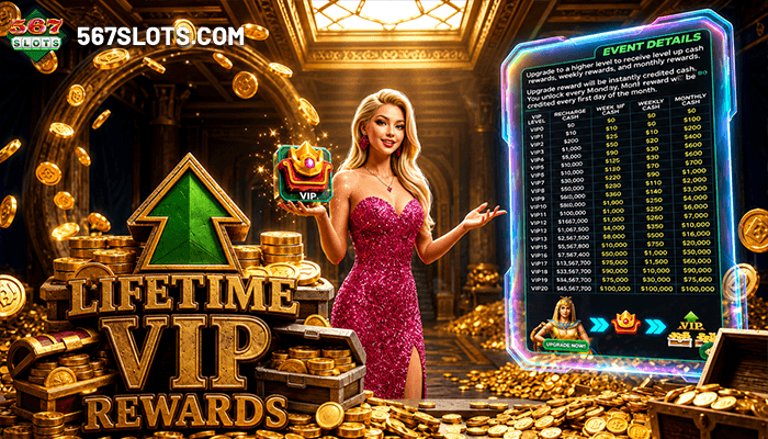 567slots lifetime VIP