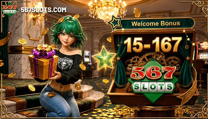 567slots welcome bonus