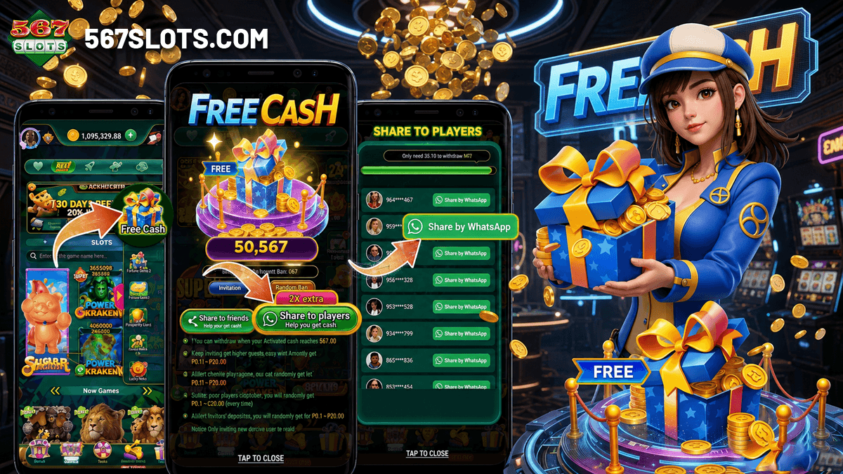 567slots free