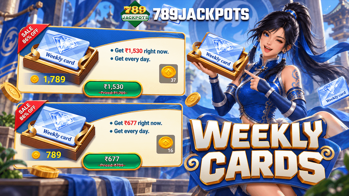 789 JACKPOTS VIP Card